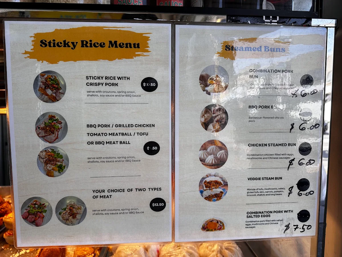 Menu, To's Bakery & Cafe