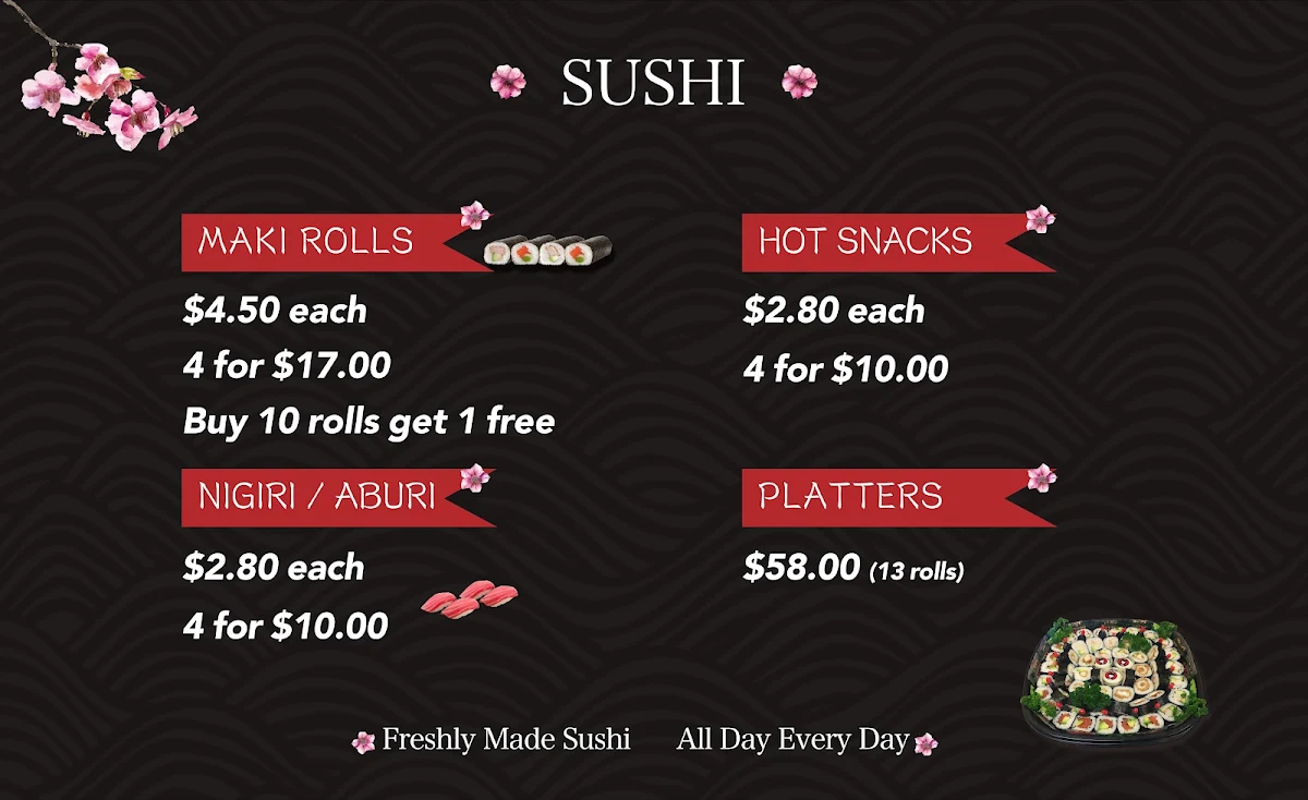 Menu, Rice to Meet You