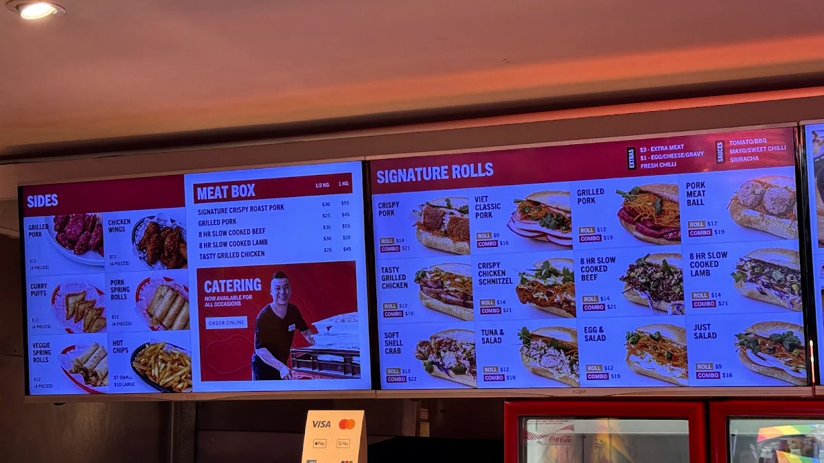 Menu, Kenny's Pork Rolls