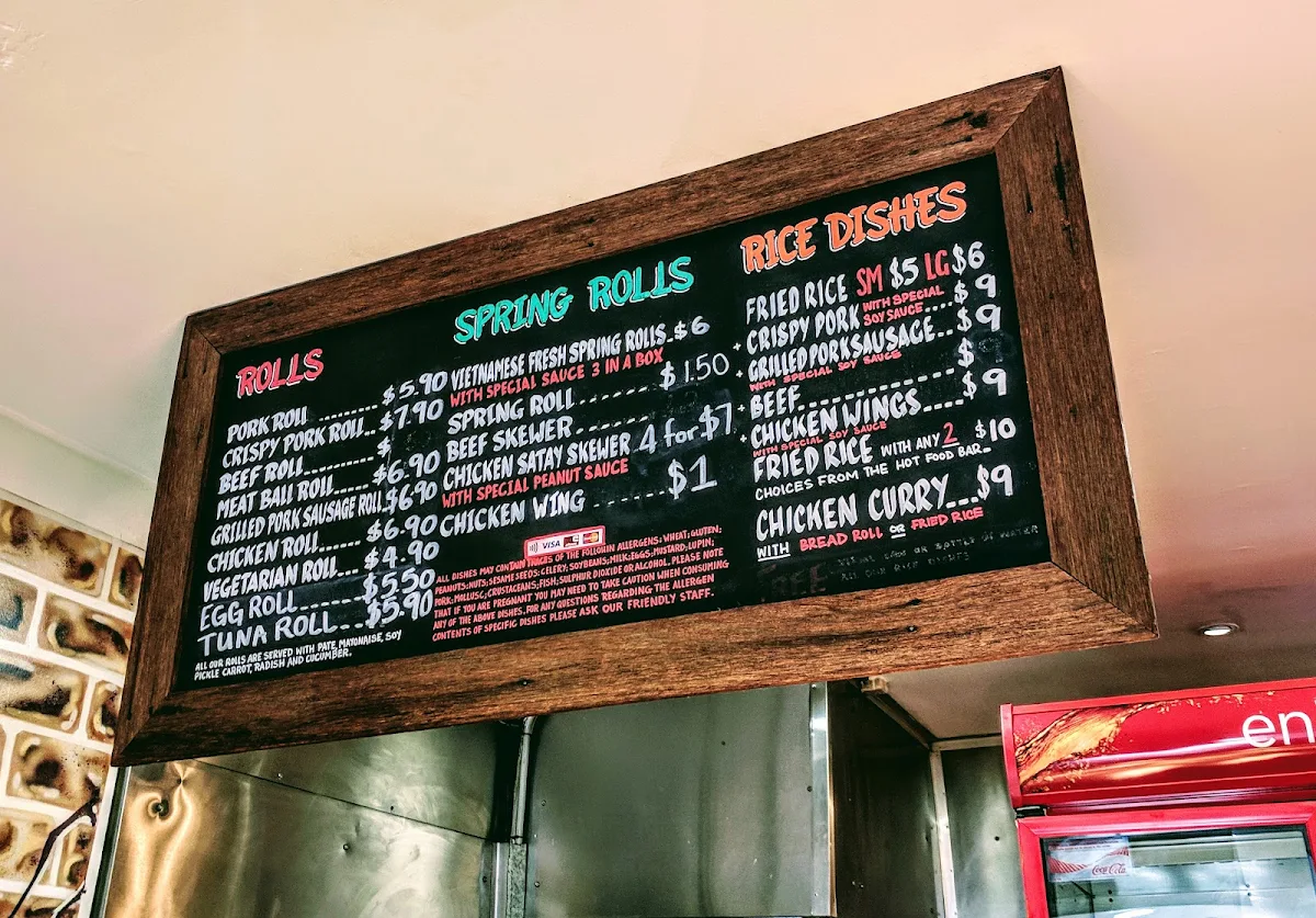 Menu, Kenny's Pork Rolls