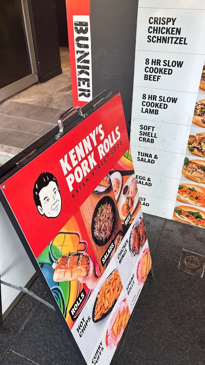 Menu, Kenny's Pork Rolls