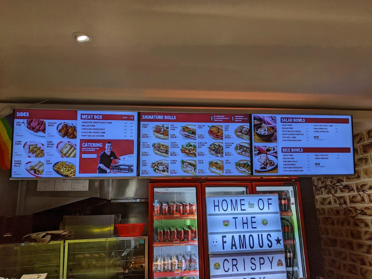 Menu, Kenny's Pork Rolls