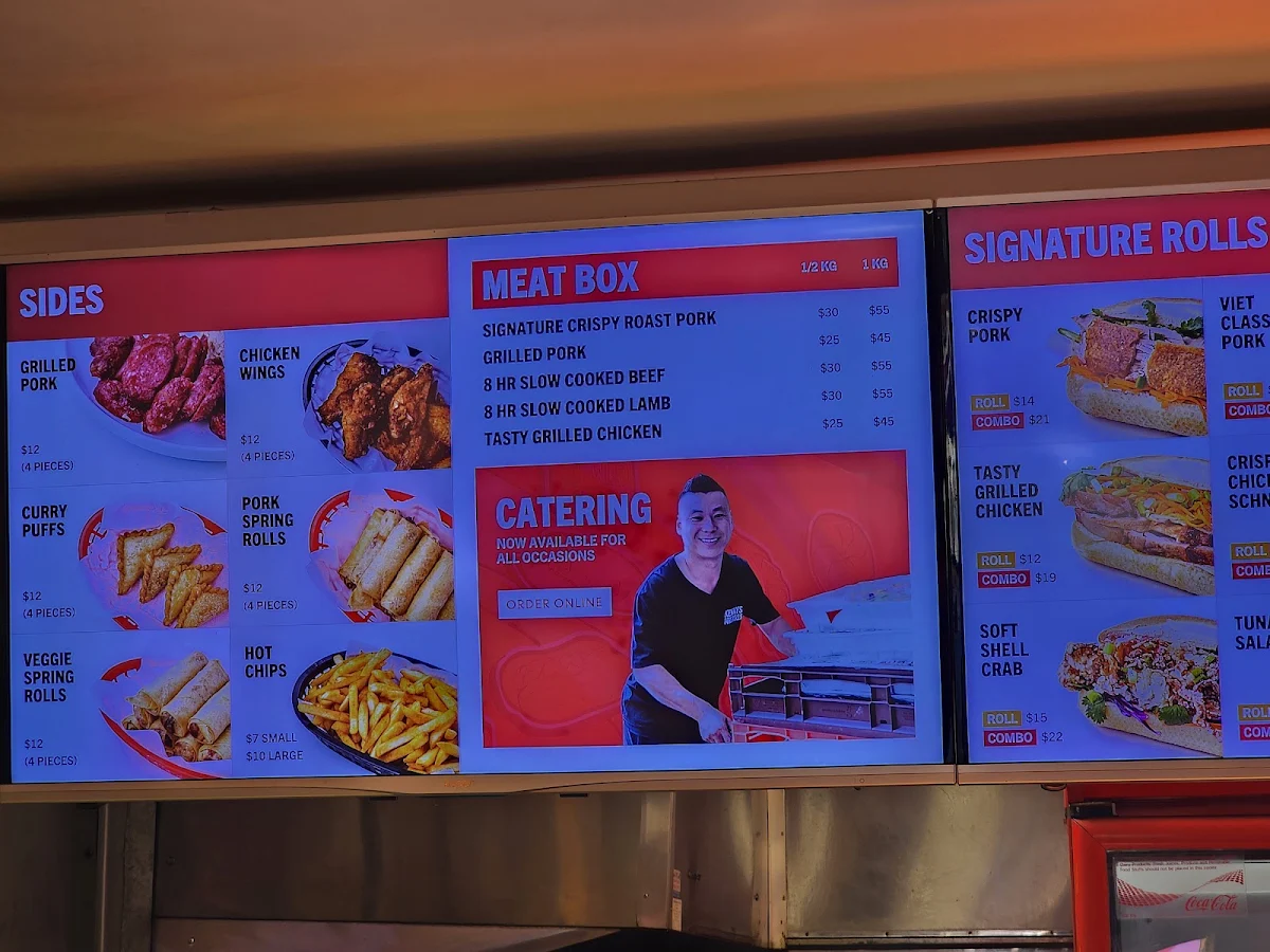Menu, Kenny's Pork Rolls