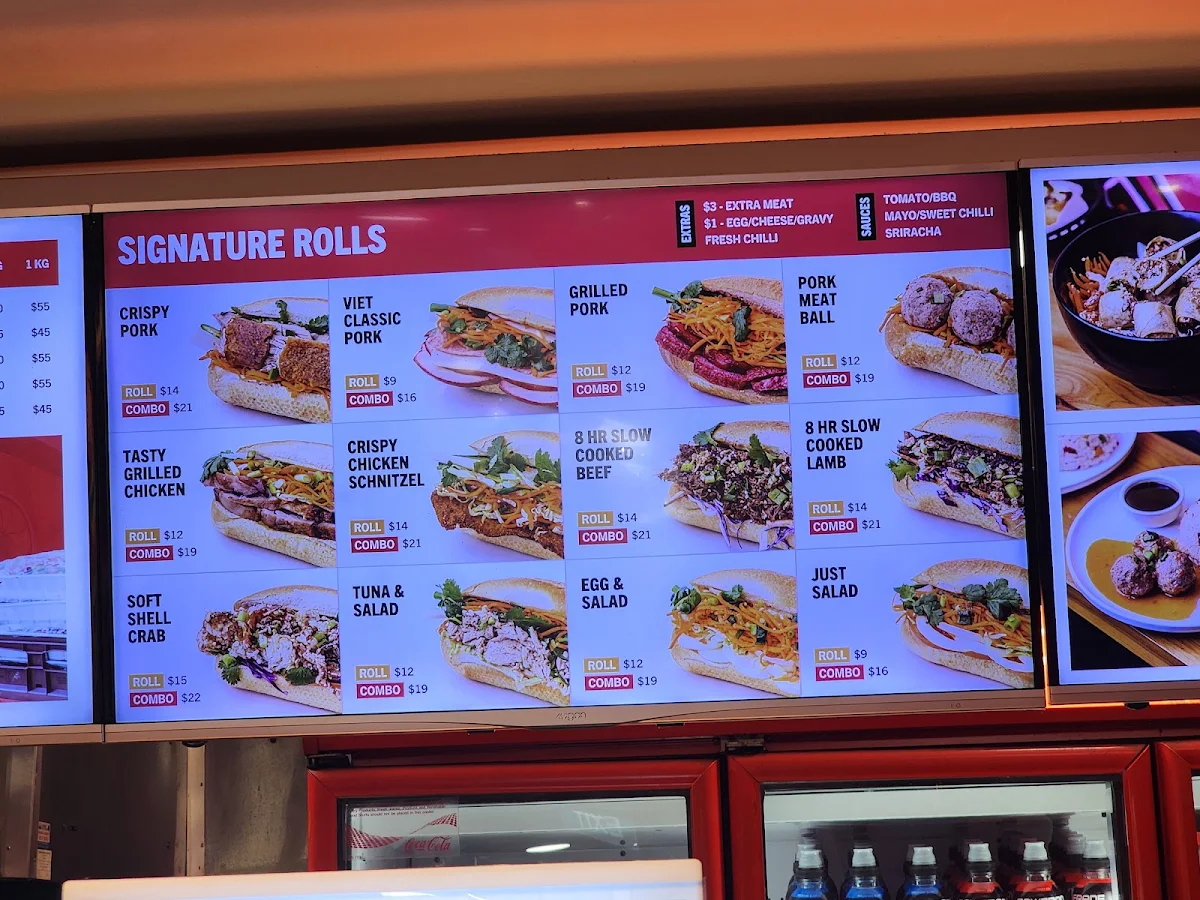 Menu, Kenny's Pork Rolls