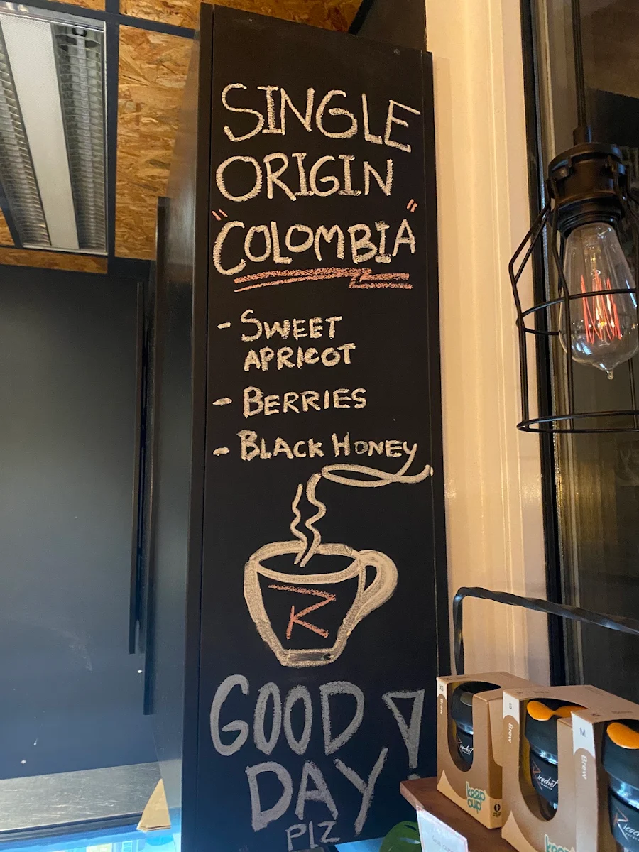 Menu, Ricochet Espresso