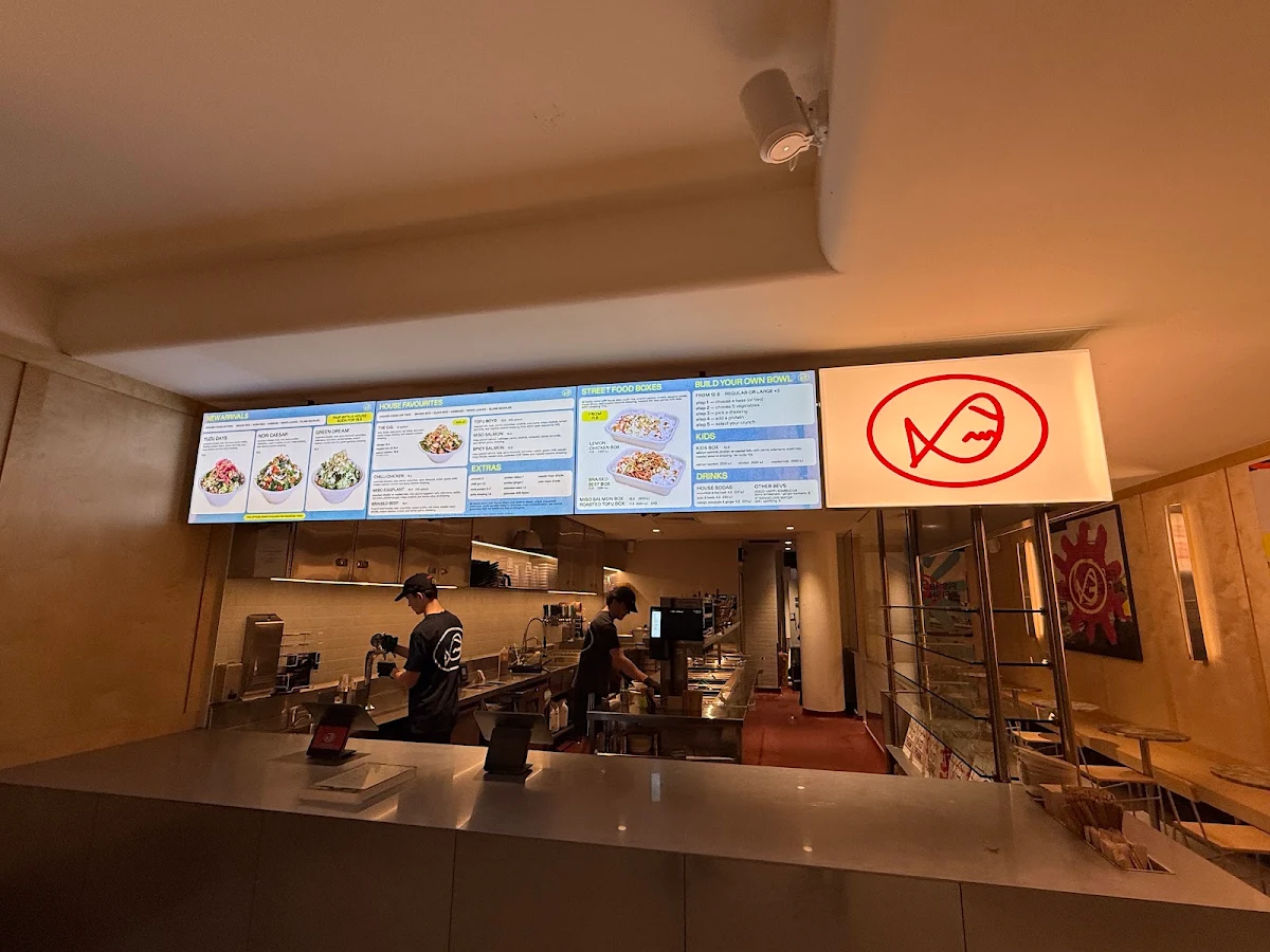 Menu, FISHBOWL - Eagle Street