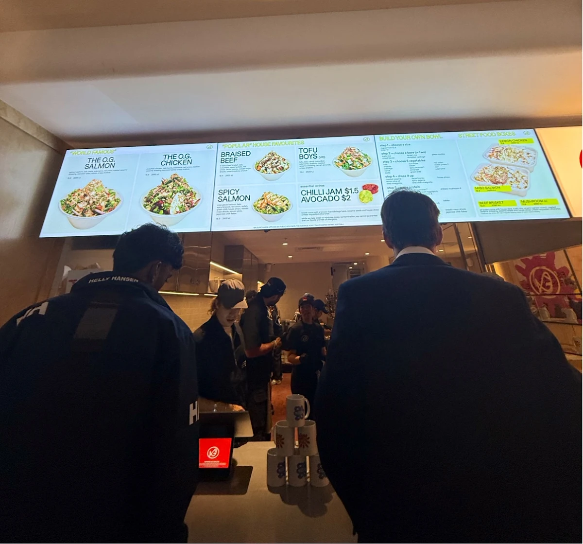 Menu, FISHBOWL - Eagle Street