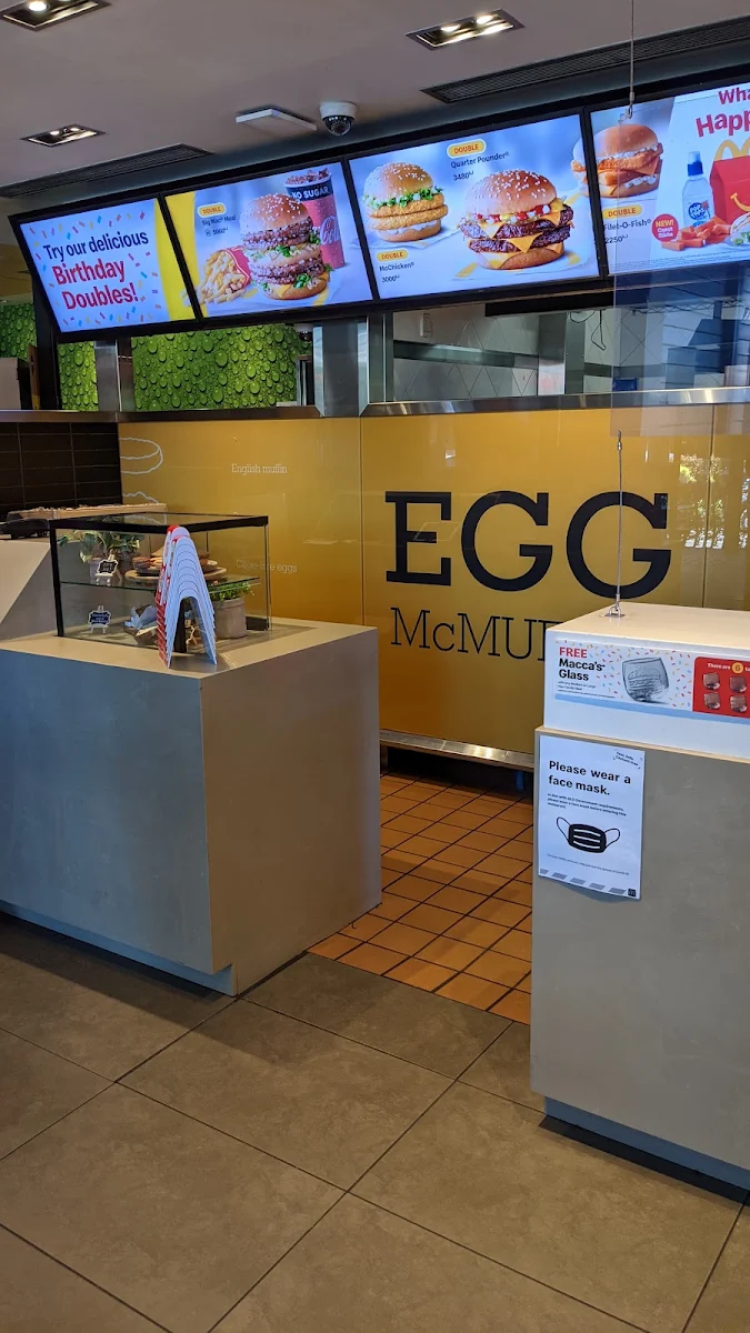 Menu, McDonald's Kuluin