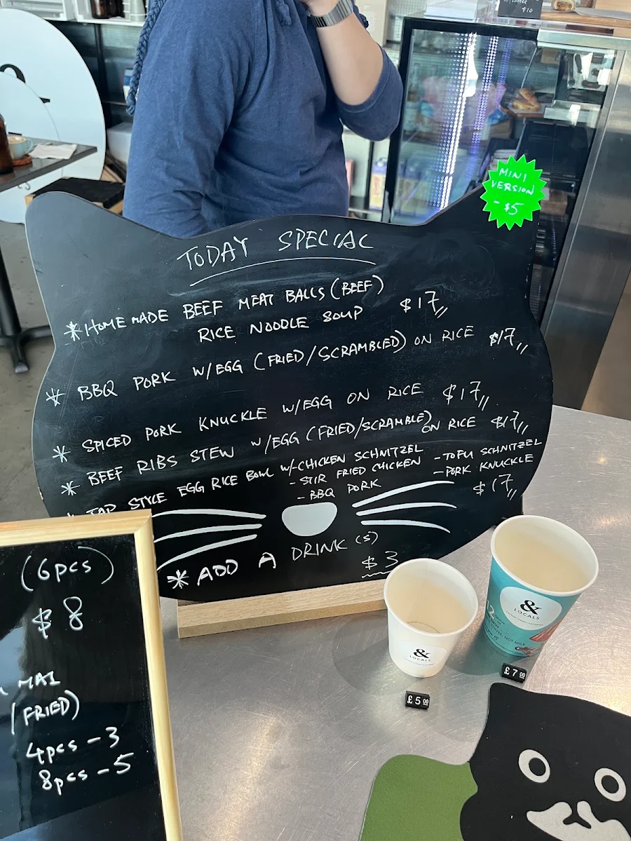 Menu, & LOCALS Cafe