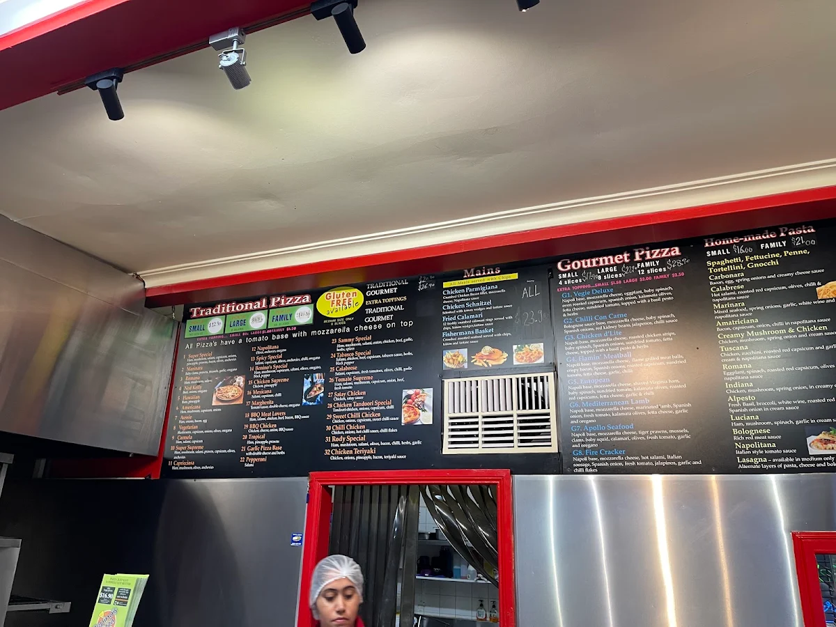 Menu, Benino's Pizza