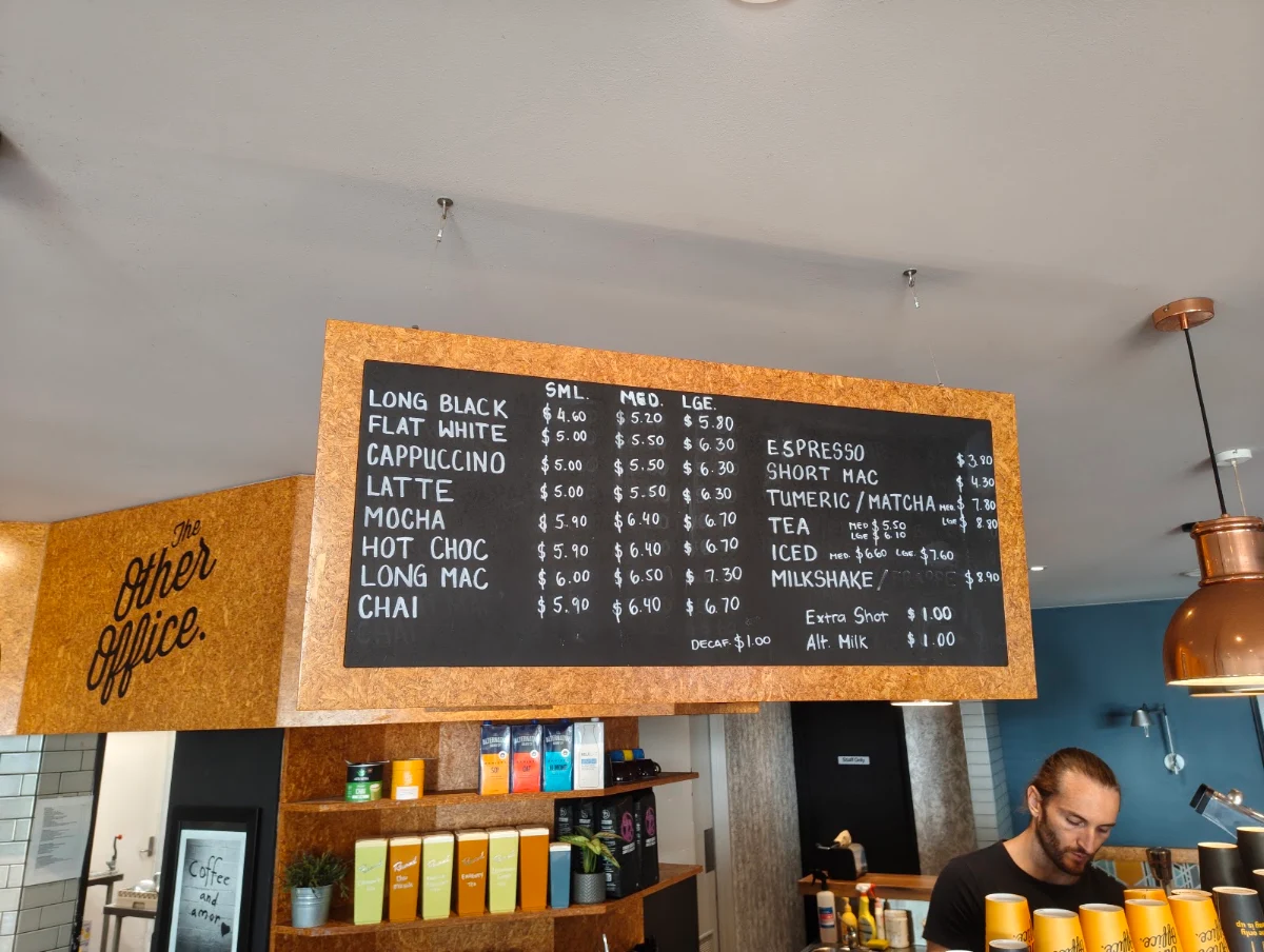 Menu, The Other Office