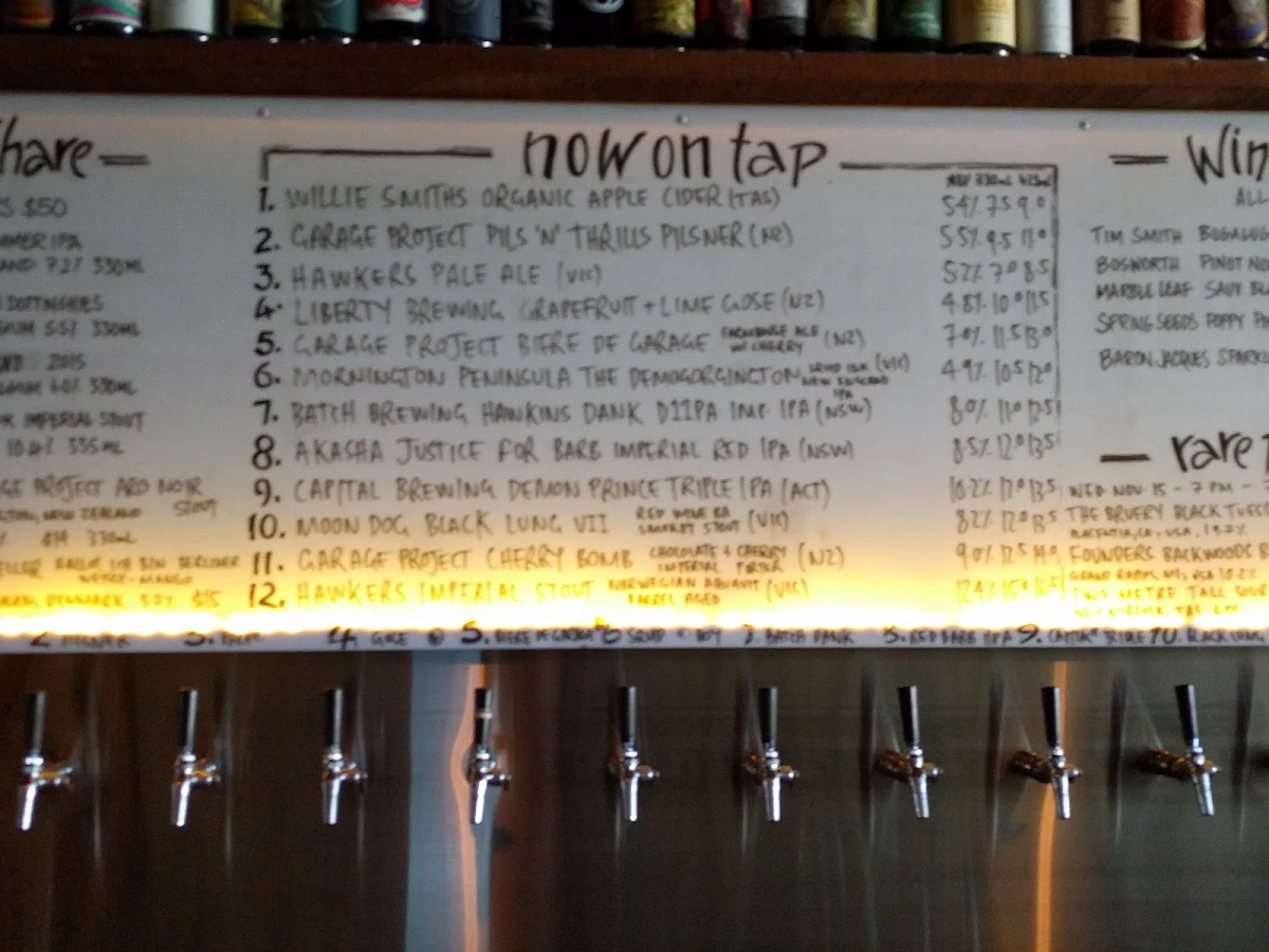 Menu, Bitter Phew