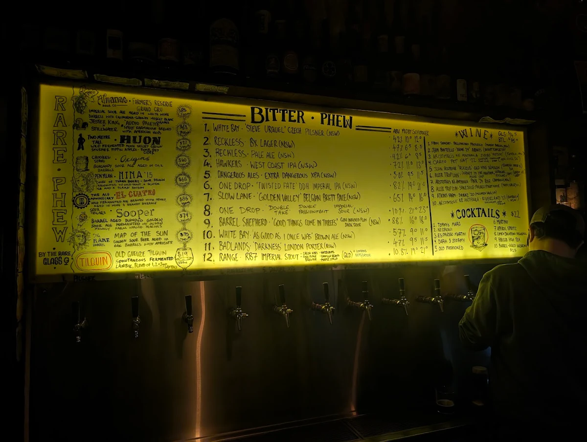 Menu, Bitter Phew