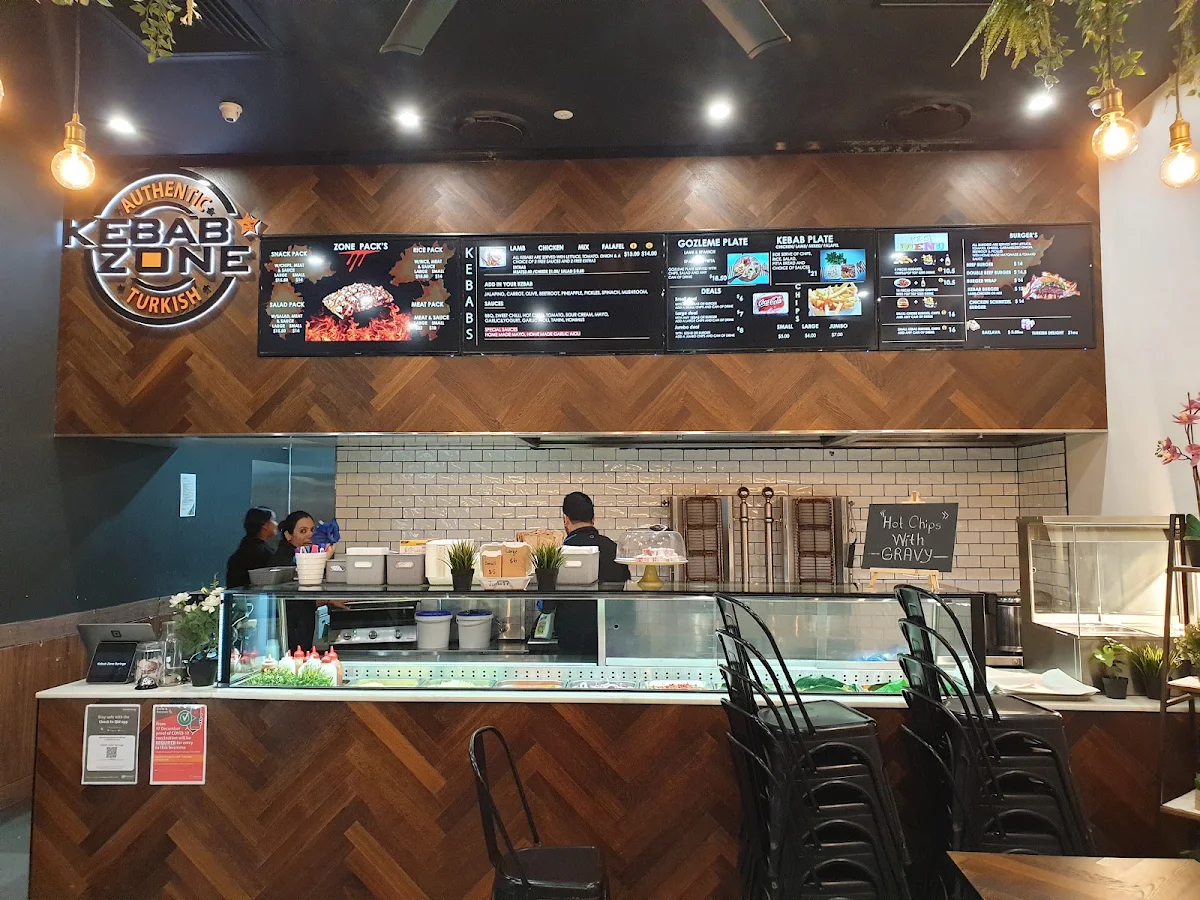 Menu, KebabZone Baringa