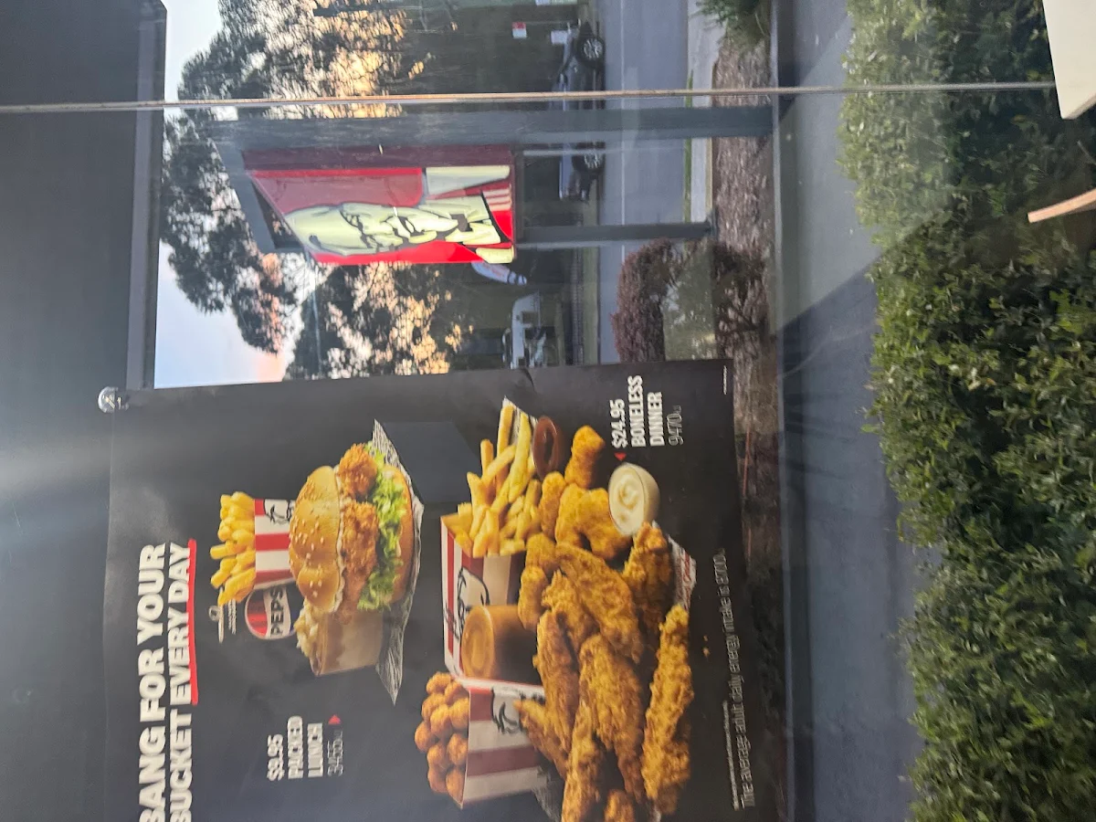 Menu, KFC Morisset