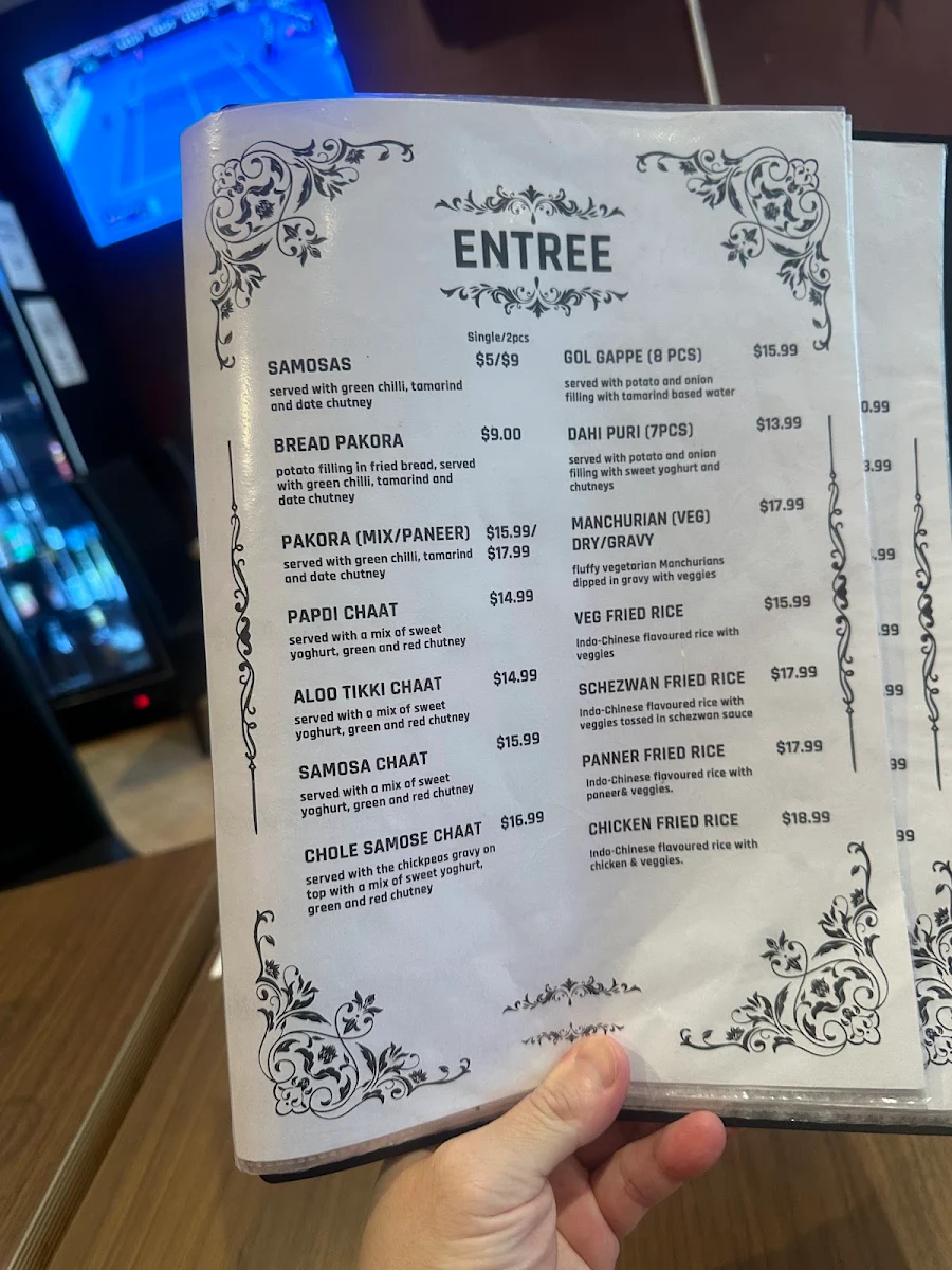 Menu, PARATHAAS