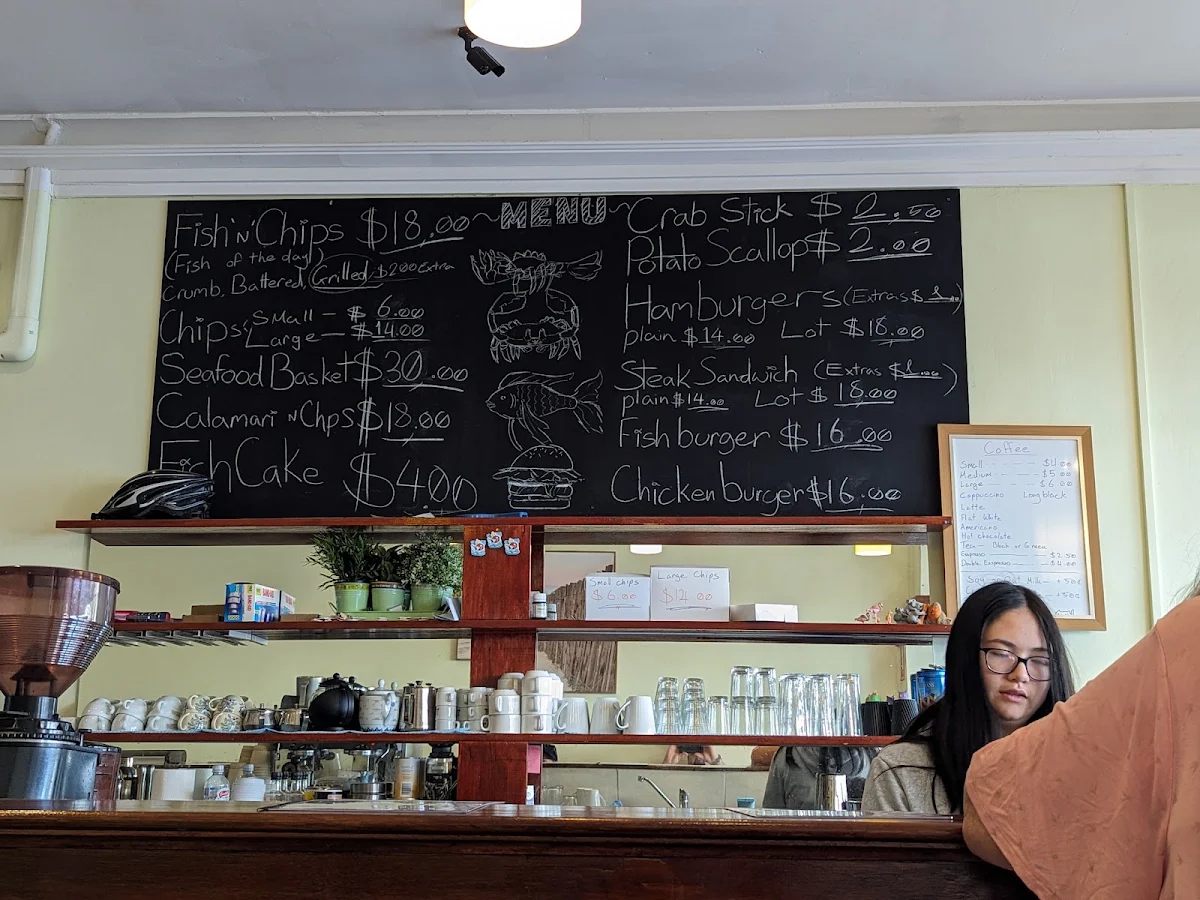 Menu, Monaro Seafoods