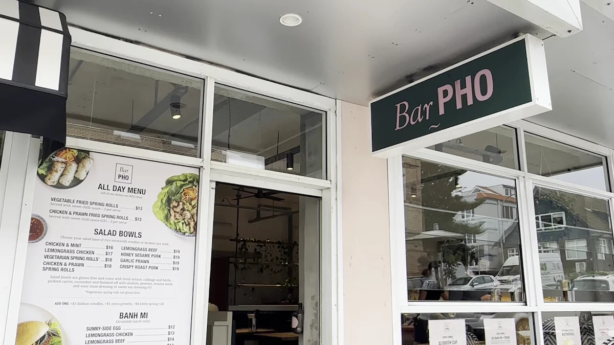 Menu, Bar Pho - Bondi