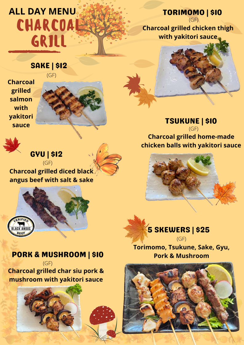 Menu, Hachi Kichi