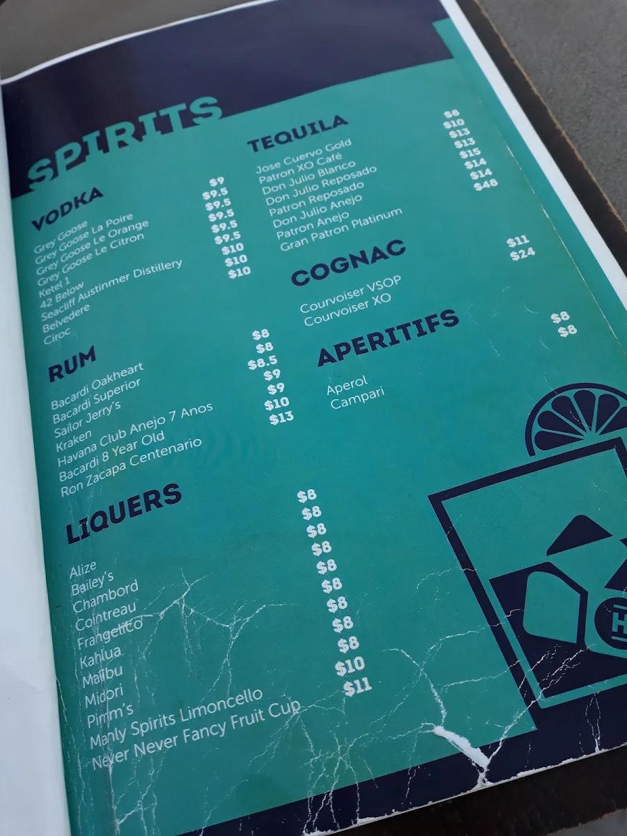 Menu, Humber