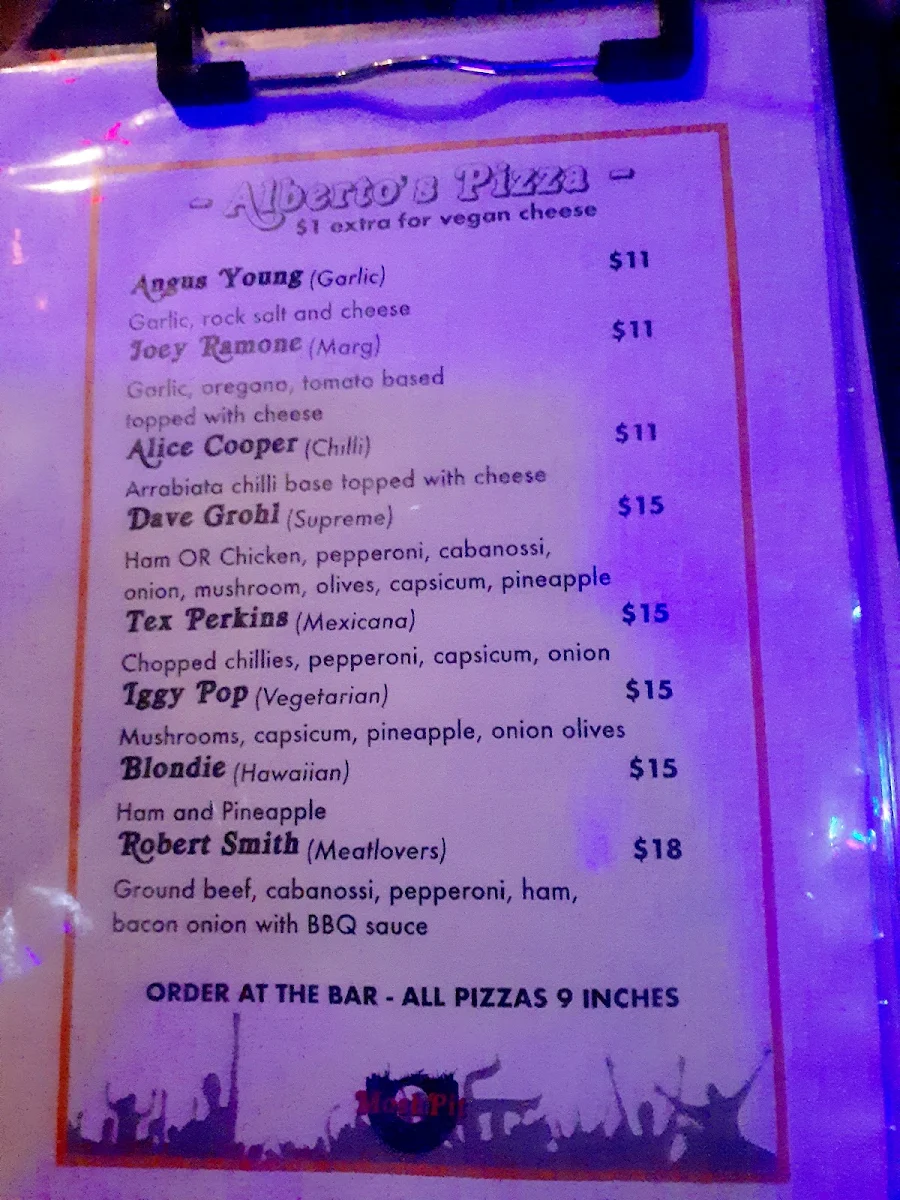 Menu, MoshPit