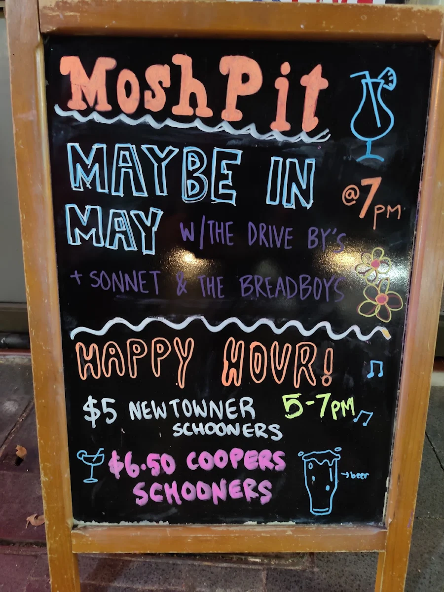 Menu, MoshPit