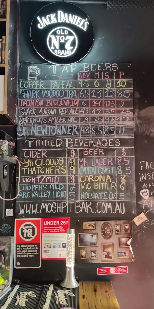 Menu, MoshPit