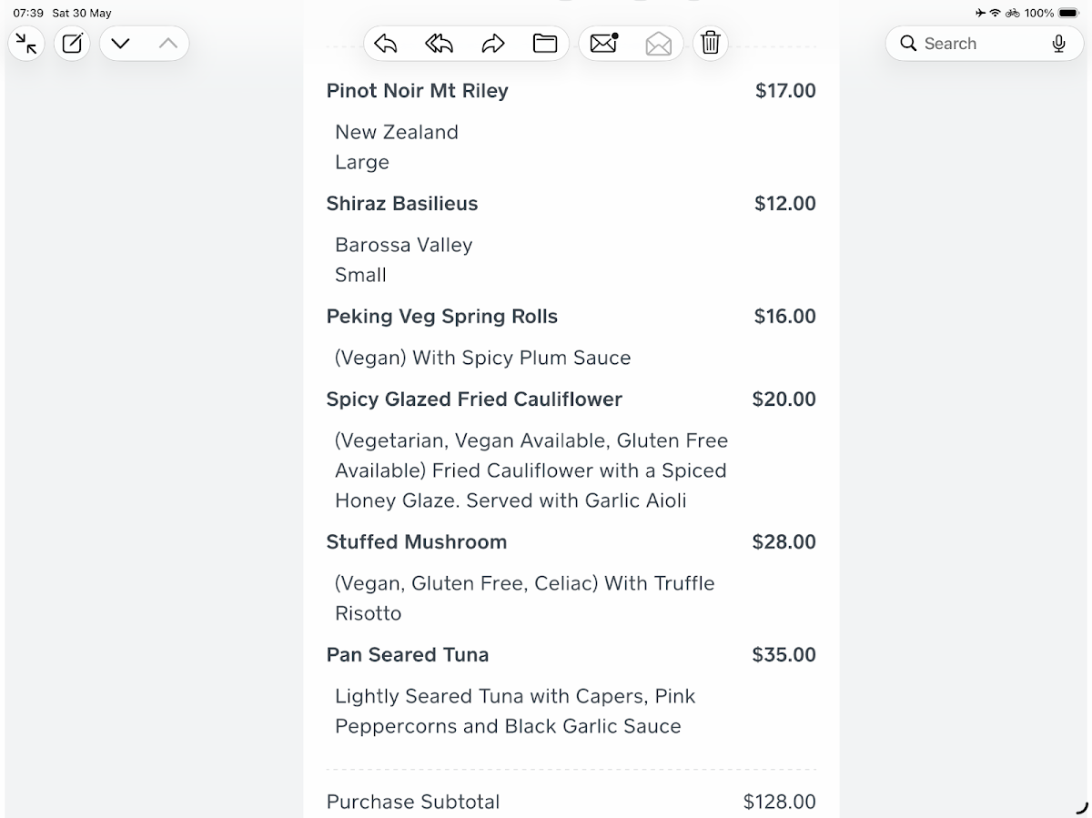 Menu, The Lost Souls