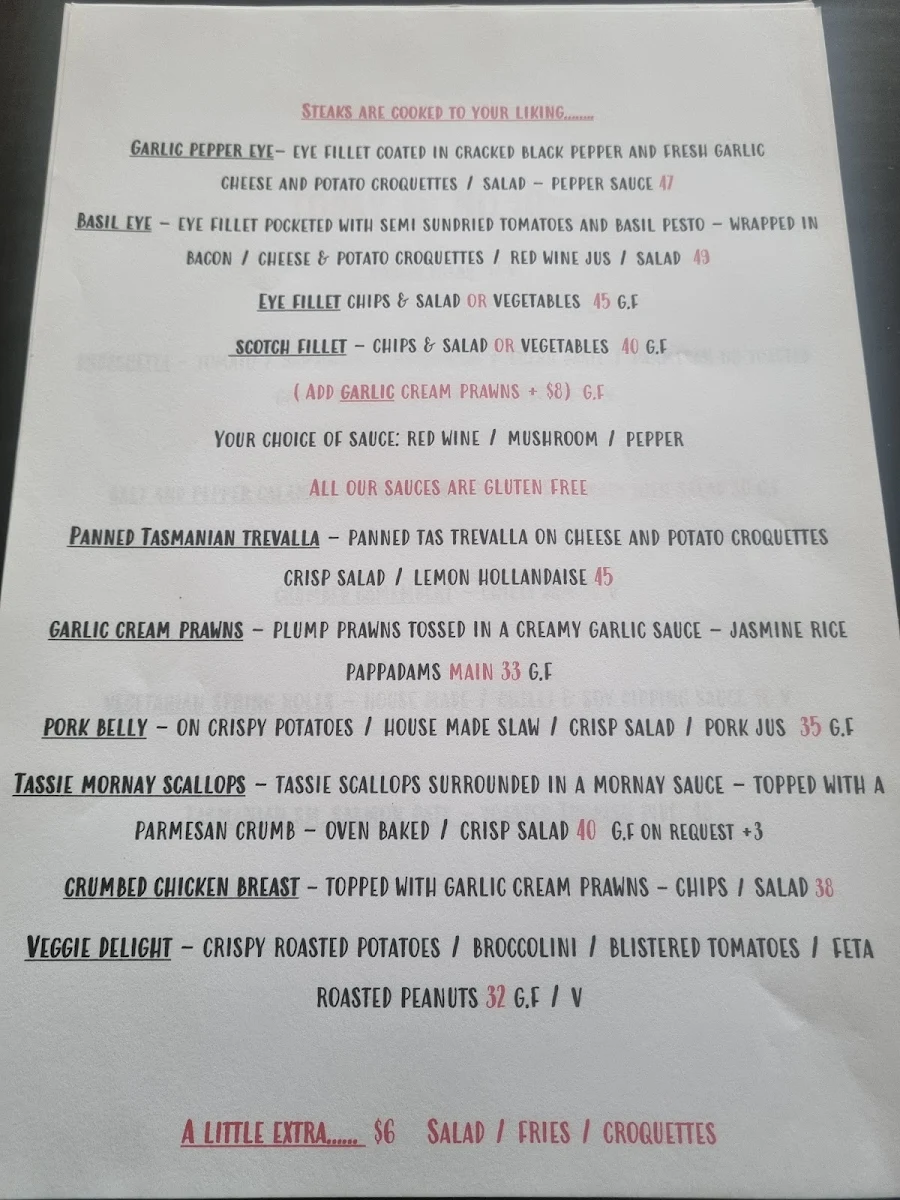 Menu, No.10