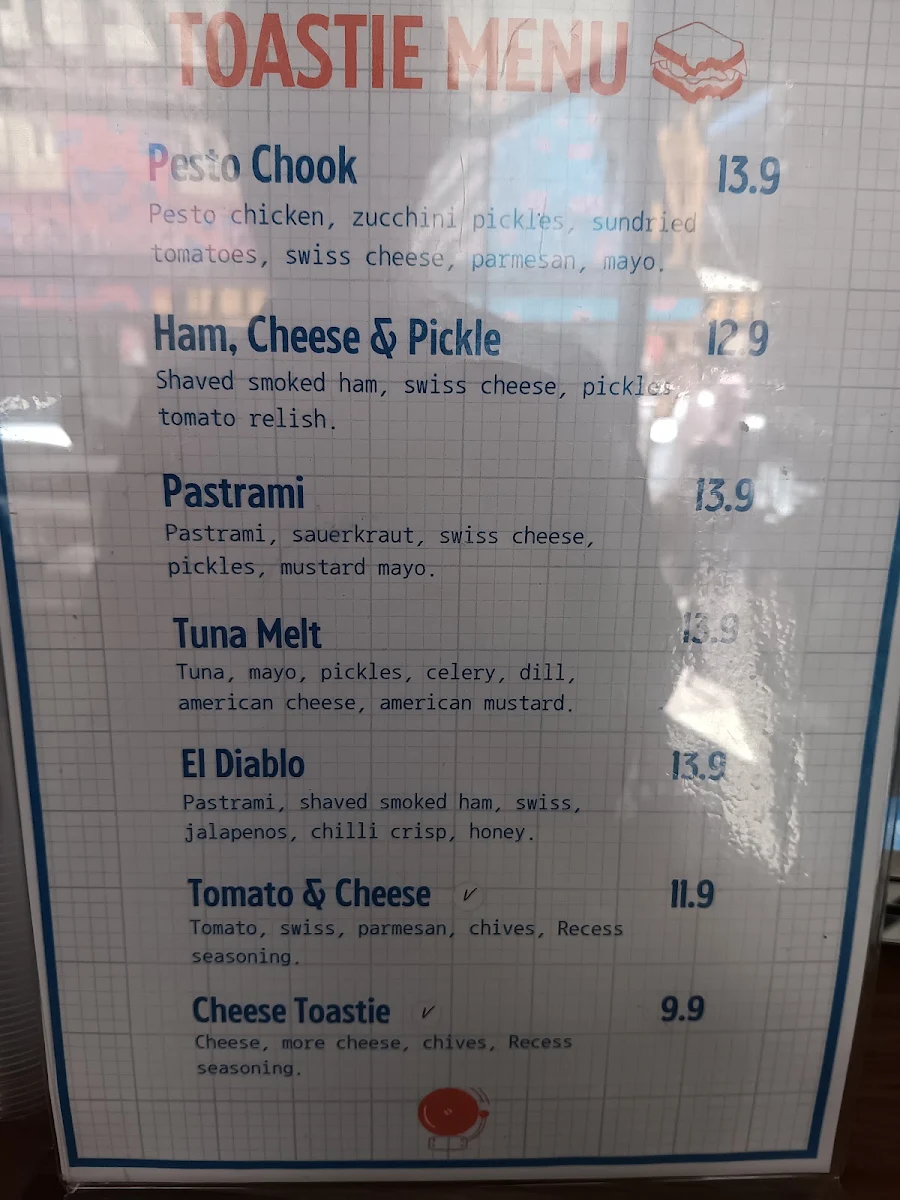 Menu, It's Recess