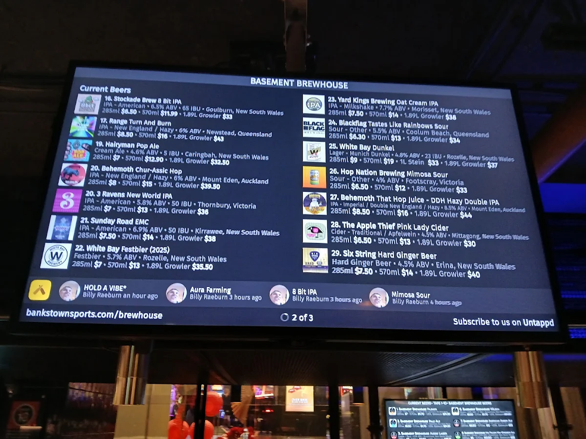 Menu, La Piazza