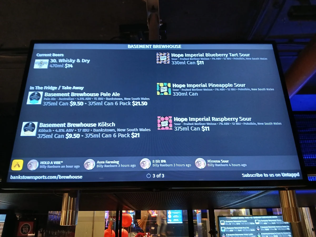 Menu, La Piazza