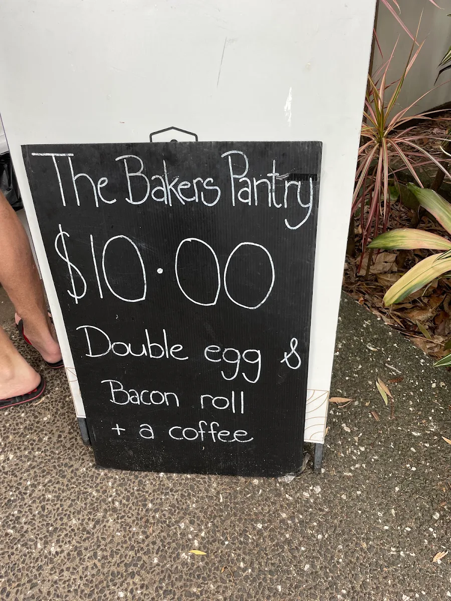 Menu, The Bakers Pantry, Noosa