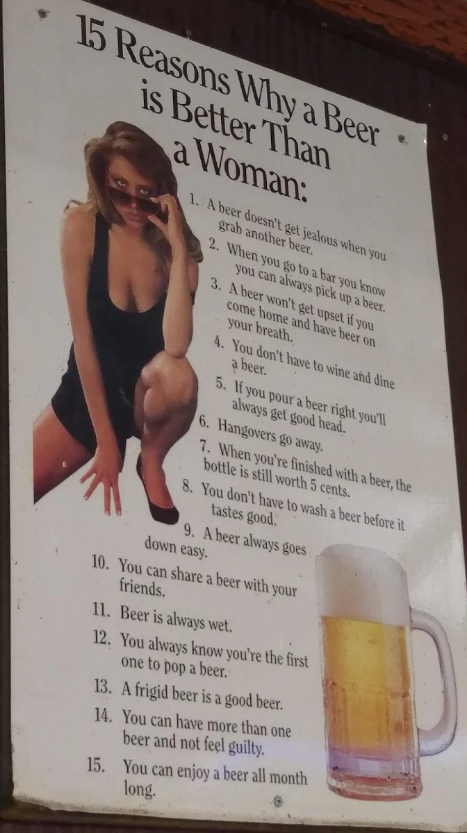 Menu, Coutts Tavern