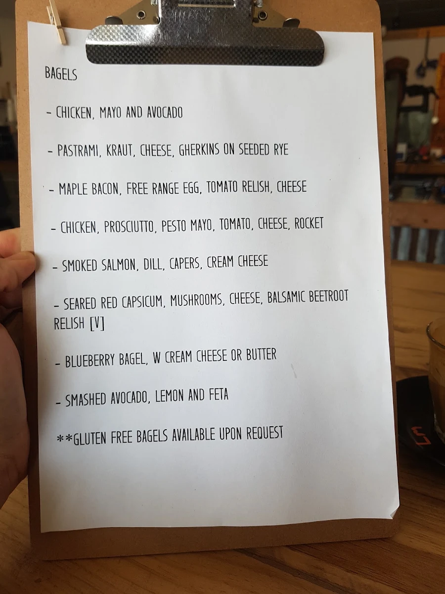 Menu, Hidden Specialty Coffee