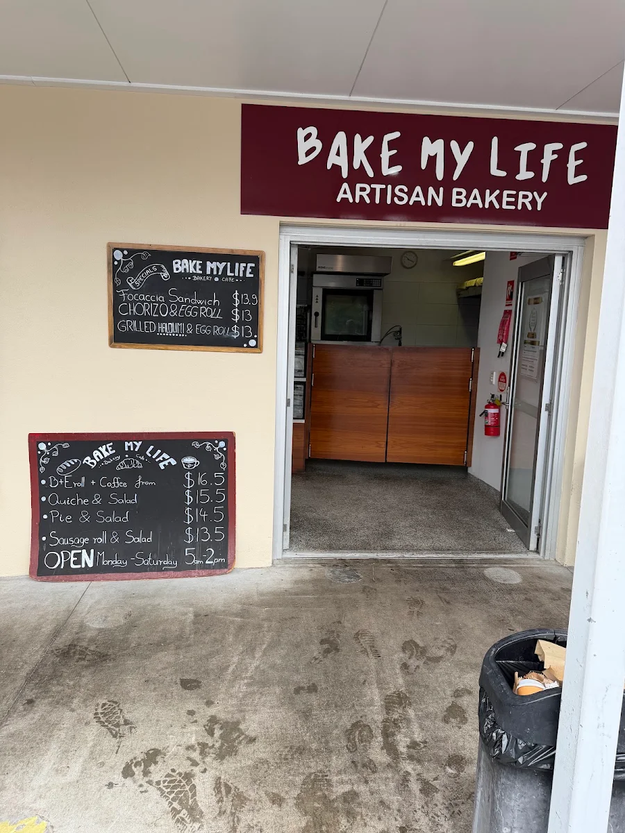 Menu, Bake my Life, Bakery Cafe