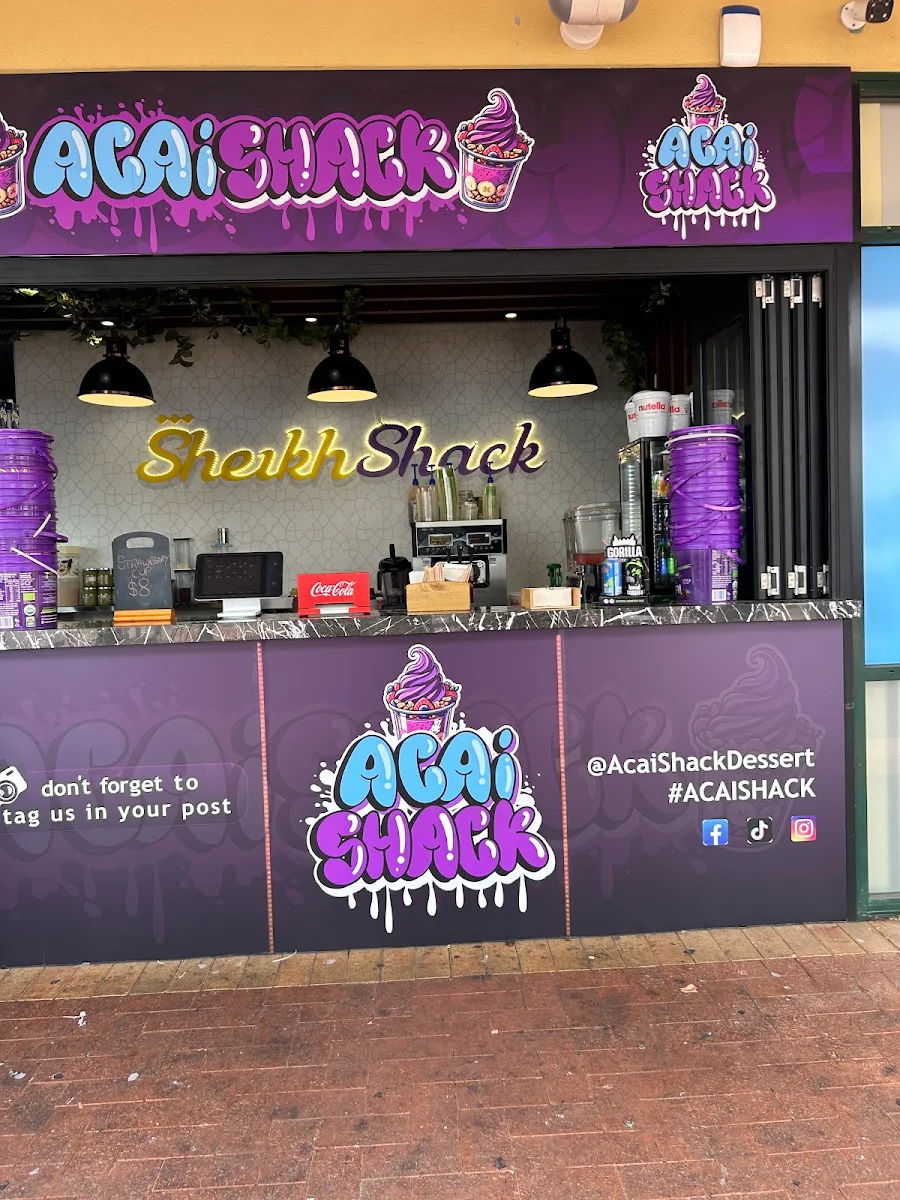 Menu, Acai Shack