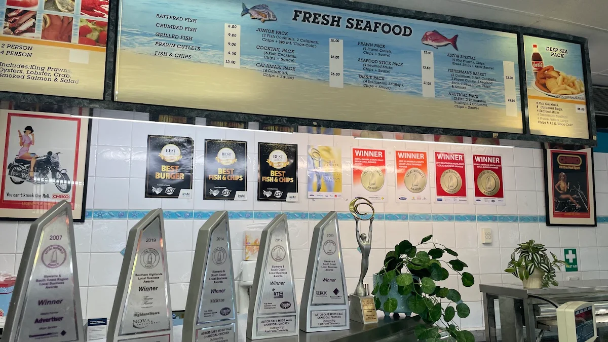 Menu, New Astor Cafe