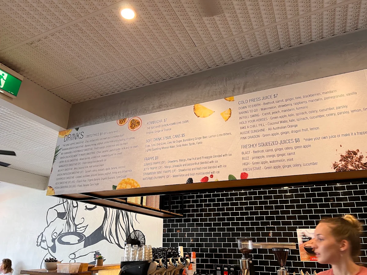 Menu, Urban Espresso Lounge
