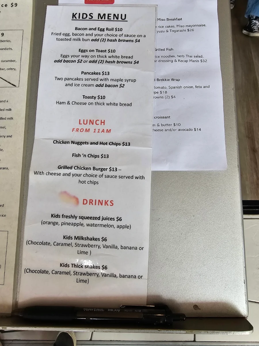 Menu, Urban Espresso Lounge