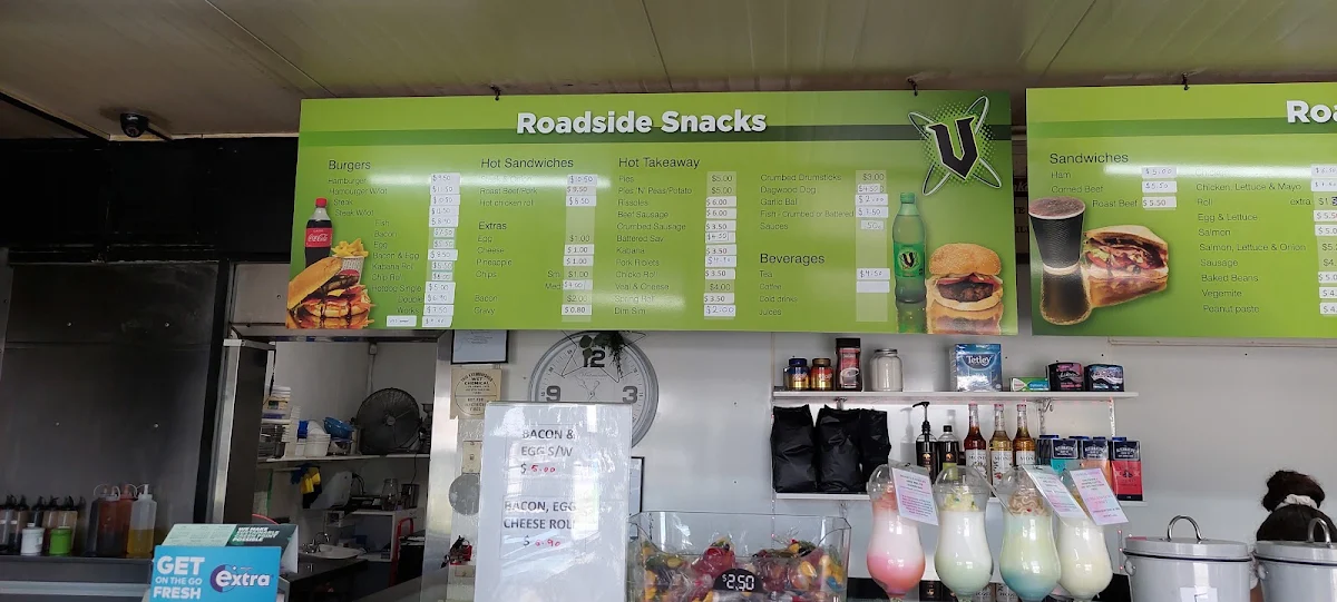 Menu, Roadside Snacks