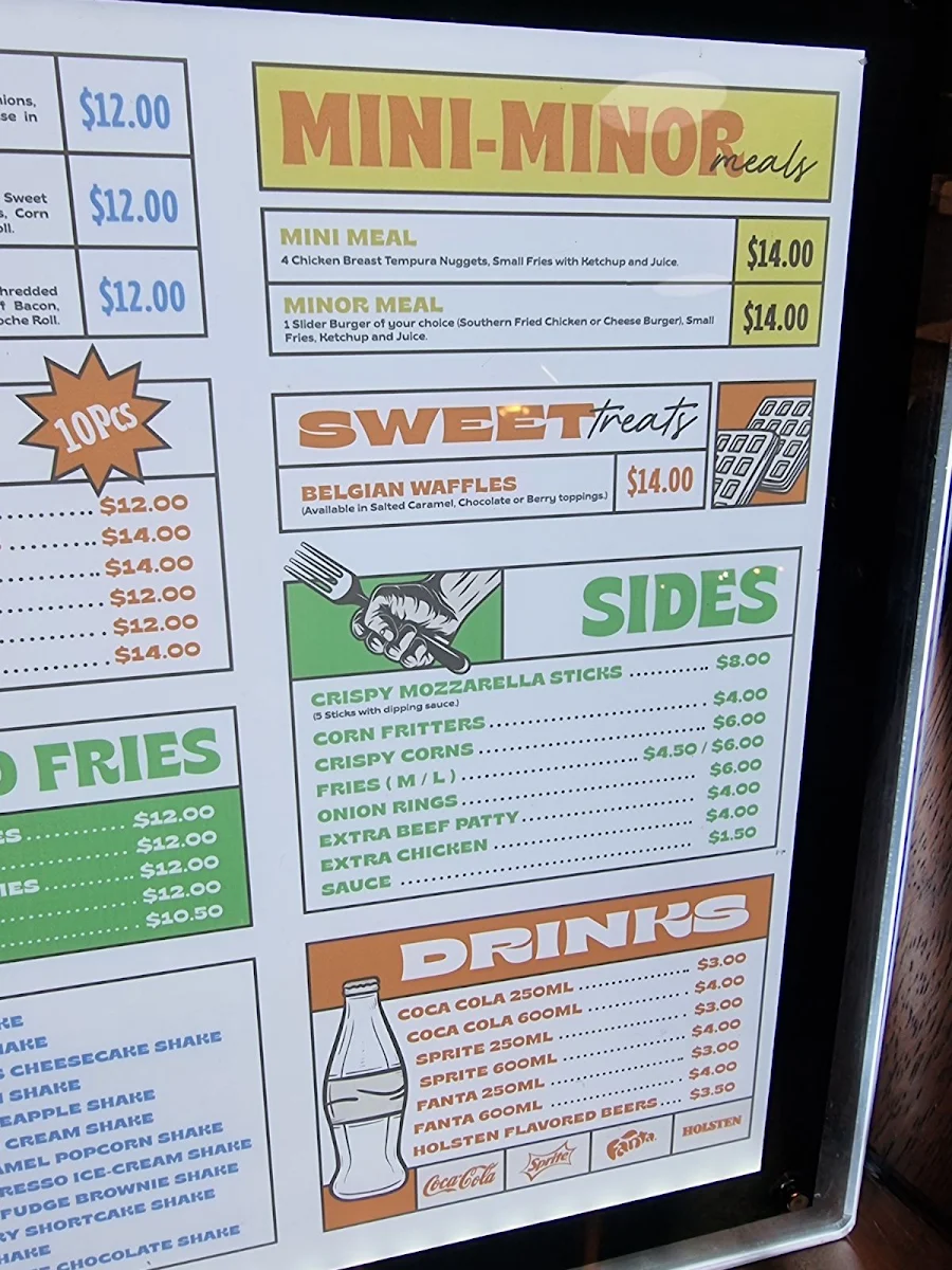 Menu, Butler's Smokehouse