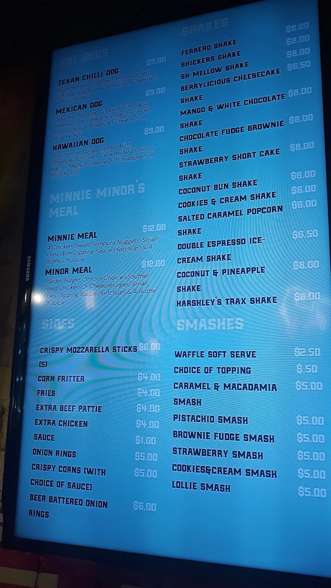 Menu, Butler's Smokehouse