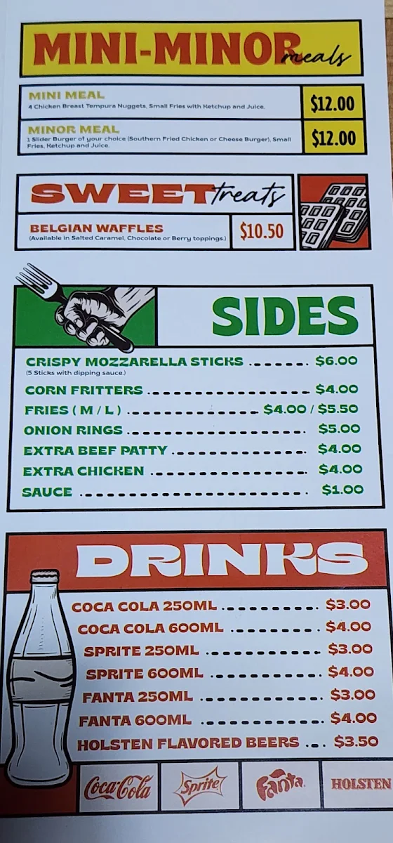 Menu, Butler's Smokehouse