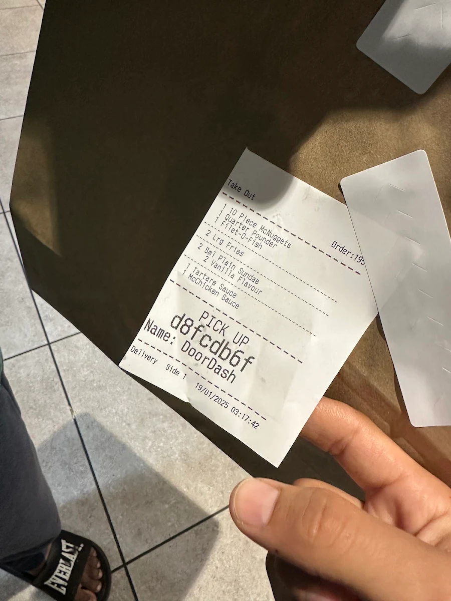 Menu, McDonald's Tarneit