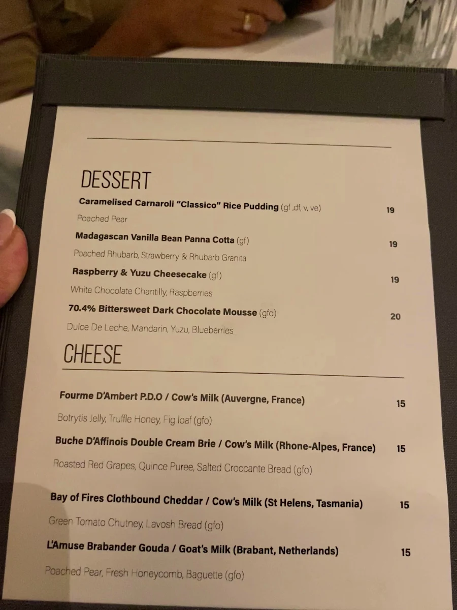 Menu, Blowfish Seafood ★ Steak ★ Bar