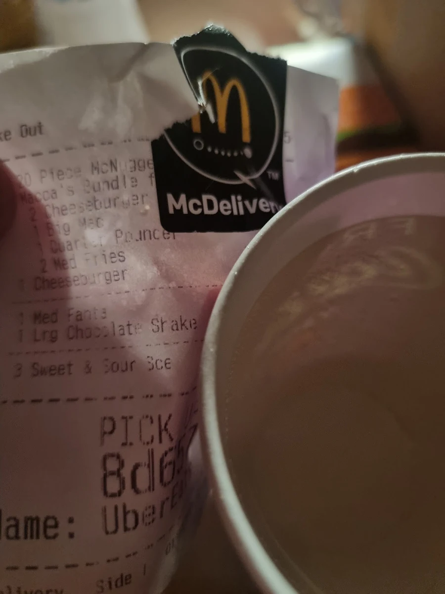 Menu, McDonald's Dickson