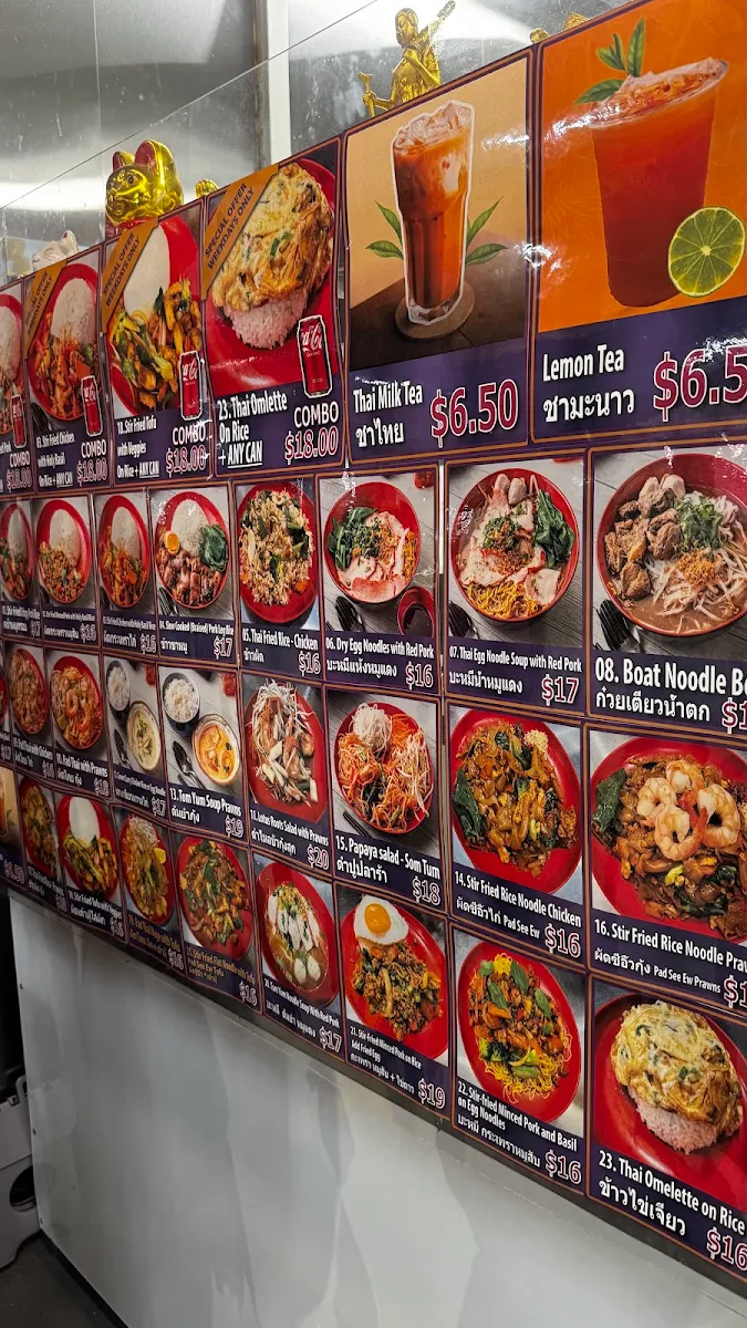 Menu, Aroi Thai