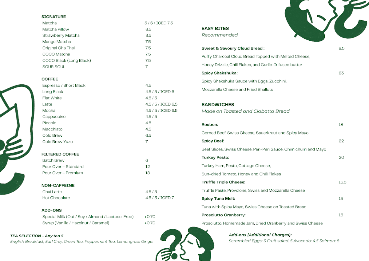 Menu, Qué