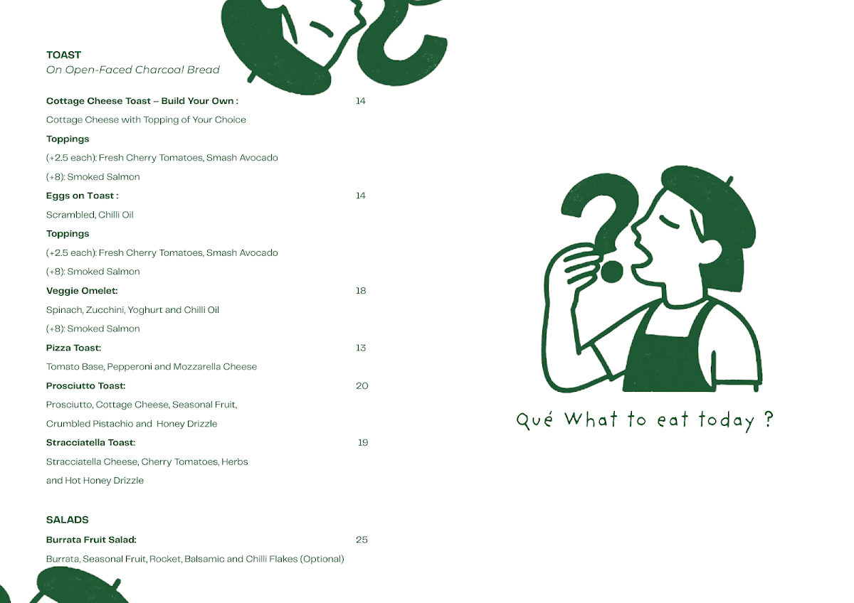Menu, Qué